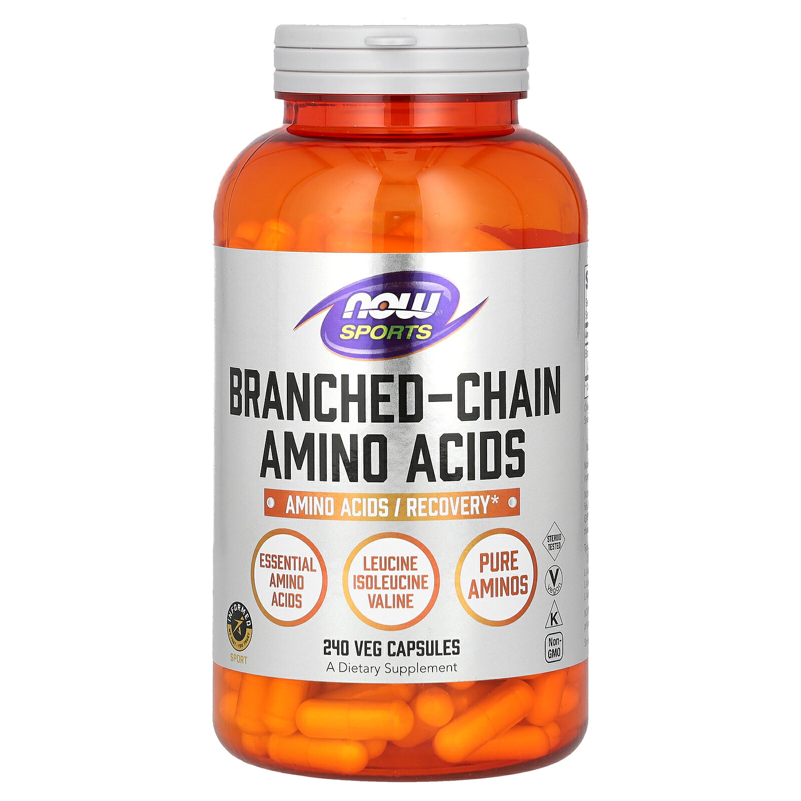 【7,000円以上購入で20%OFFクーポン★9/19 20:00~9/24 01:59】NOW Foods BCAA 【 iHerb アイハーブ 公式 】 ナウフーズ ナウスポーツ 分岐鎖アミノ酸 アミノ酸 ロイシン イソロイシン バリン サプリメント サプリ カプセル 240粒 iherb-official-10000979 iHerb サンプル画像2