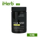 【マラソン期間限定MAX P20倍】Sports Research CLA 1250 【 iHerb アイハーブ 公式 】 スポーツリサーチ 共役リノール酸 ベニバナ油 ベニバナオイル 紅花油 サフラワー油 サフラワーオイル サプリメント サプリ ソフトジェル 1,250mg 90粒 その1