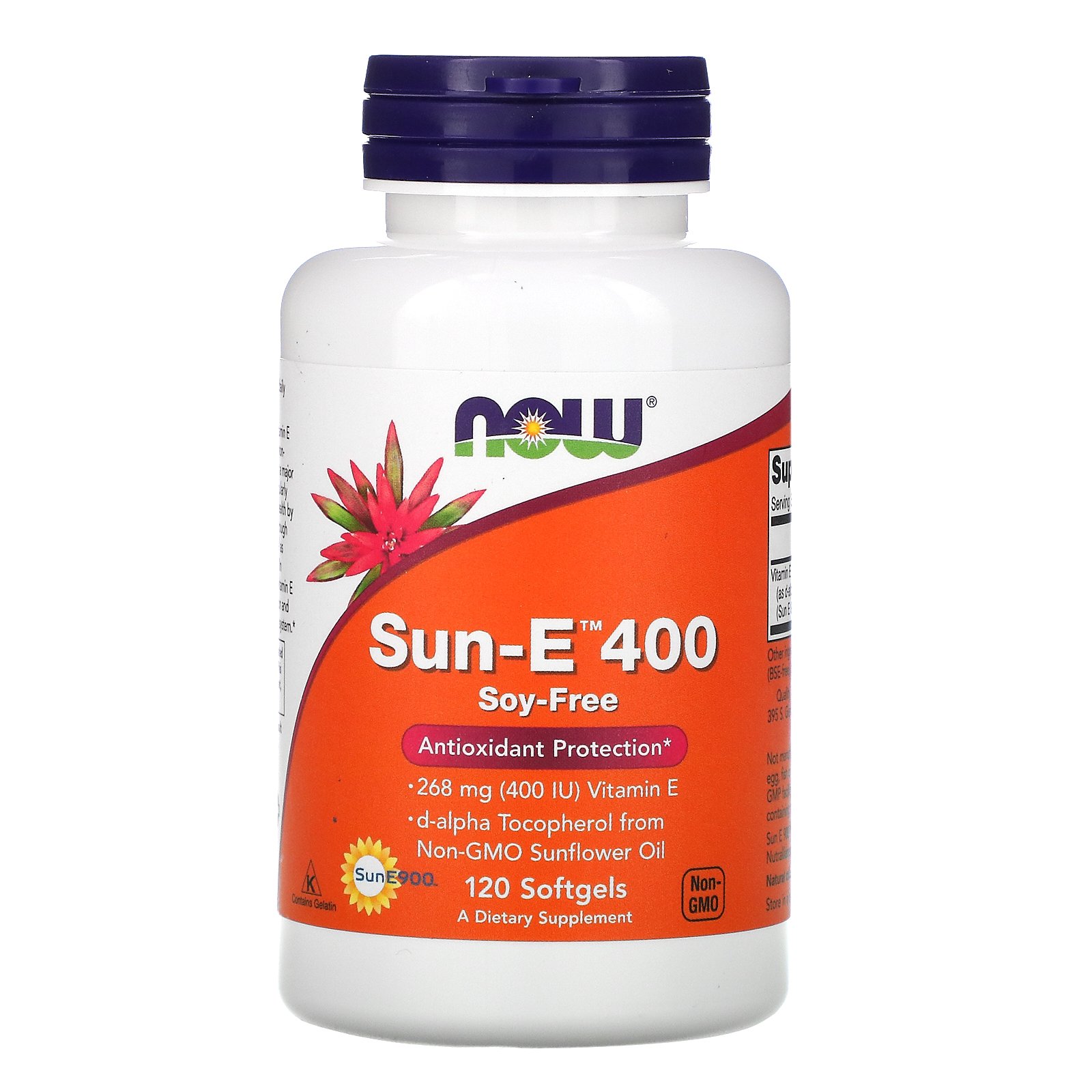 製品仕様 商品名 NOW Foods Sun-E 400 ビタミンE 【 iHerb アイハーブ 公式 】 ナウフーズ サンE400 ビタミン サプリメント サプリ 健康食品 栄養補助食品 ヒマワリ油由来 大豆不使用 ソフトジェル 268mg 400IU 120粒 商品説明 ビタミンEを補給して内側からイキイキしませんか？ナウのSun-E?（サンE）400は遺伝子組み換えでないヒマワリ種子油に由来するビタミンEを使用しており、大豆が苦手な方にもおすすめです。1粒に268mg（400 IU）のビタミンEが含まれています。 名称 ビタミンE含有食品 原材料 ビタミンE（遺伝子組み換えでないサンフラワーオイル由来）、ソフトジェルカプセル（牛ゼラチン、グリセリン、 水）、ライスブランオイル本製品は、小麦、グルテン、大豆、乳製品、卵、魚、甲殻類は使用していません。ただし、これらのアレルゲンを含む原料を加工する適正製造基準（GMP）認定施設で製造されています。 内容量 120粒 賞味期限 パッケージに記載 保存方法 開封後は涼しく乾燥した場所で保存してください。 商品区分 健康食品（海外製） 生産国 アメリカ 製造者 NOW244 Knollwood Drive, Suite 300, Bloomingdale, 60108 USA 輸入者 本商品は個人輸入商品のため、購入者の方が輸入者となります。 広告文責 iHerb19516163600