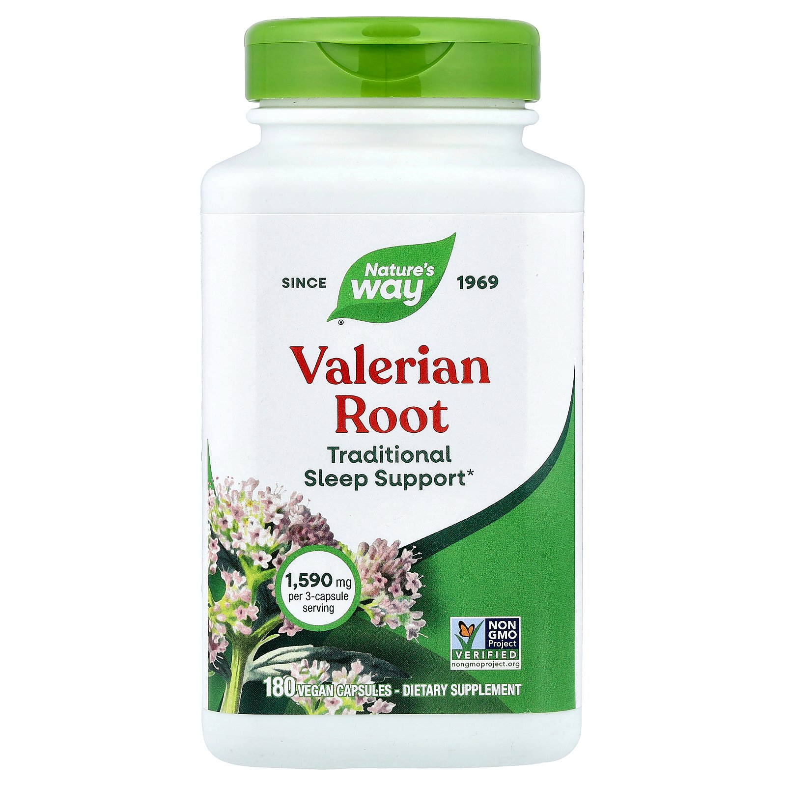 Nature's Way バレリアン ルート 【 iHerb アイハーブ 公式 】 ネイチャーズウェイ セイヨウカノコソウ 根 ハーブ サプリメント サプリ ヴィーガンカプセル 1,590mg 180粒 iherb-official-10001830 iHerb サンプル画像2
