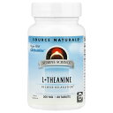 Source Naturals L-テアニン 【 iHerb アイハーブ 公式 】 ソースナチュラルズ テアニン アミノ酸 サプリ サプリメント タブレット 2...