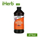 NOW Foods グルコサミン & コンドロイチン MSM 配合 液体 【 iHerb アイハーブ 公式 】 ナウフーズ メチルスルフォニルメタン メチルスルホニルメタン ビタミンC マンガン サプリメント リキッド シトラス 473ml