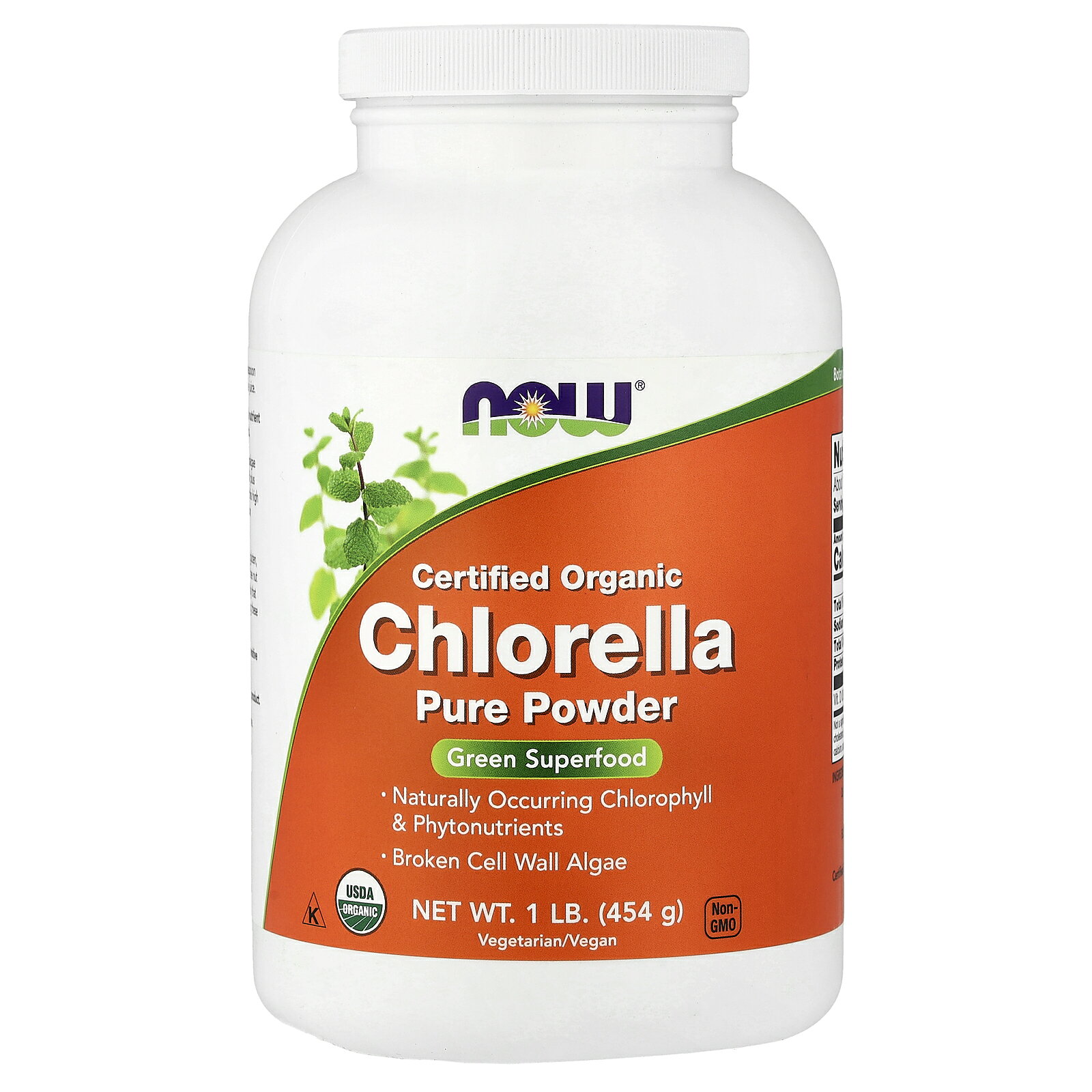 NOW Foods クロレラ オーガニック ピュアパウダー 【 iHerb アイハーブ 公式 】 ナウフーズ 有機 ピュア 100％ サプリメント サプリ ハーブ スーパーグリーン クロロフィル 植物性 粉末 パウダー 454g iherb-official-10001117 iHerb サンプル画像2