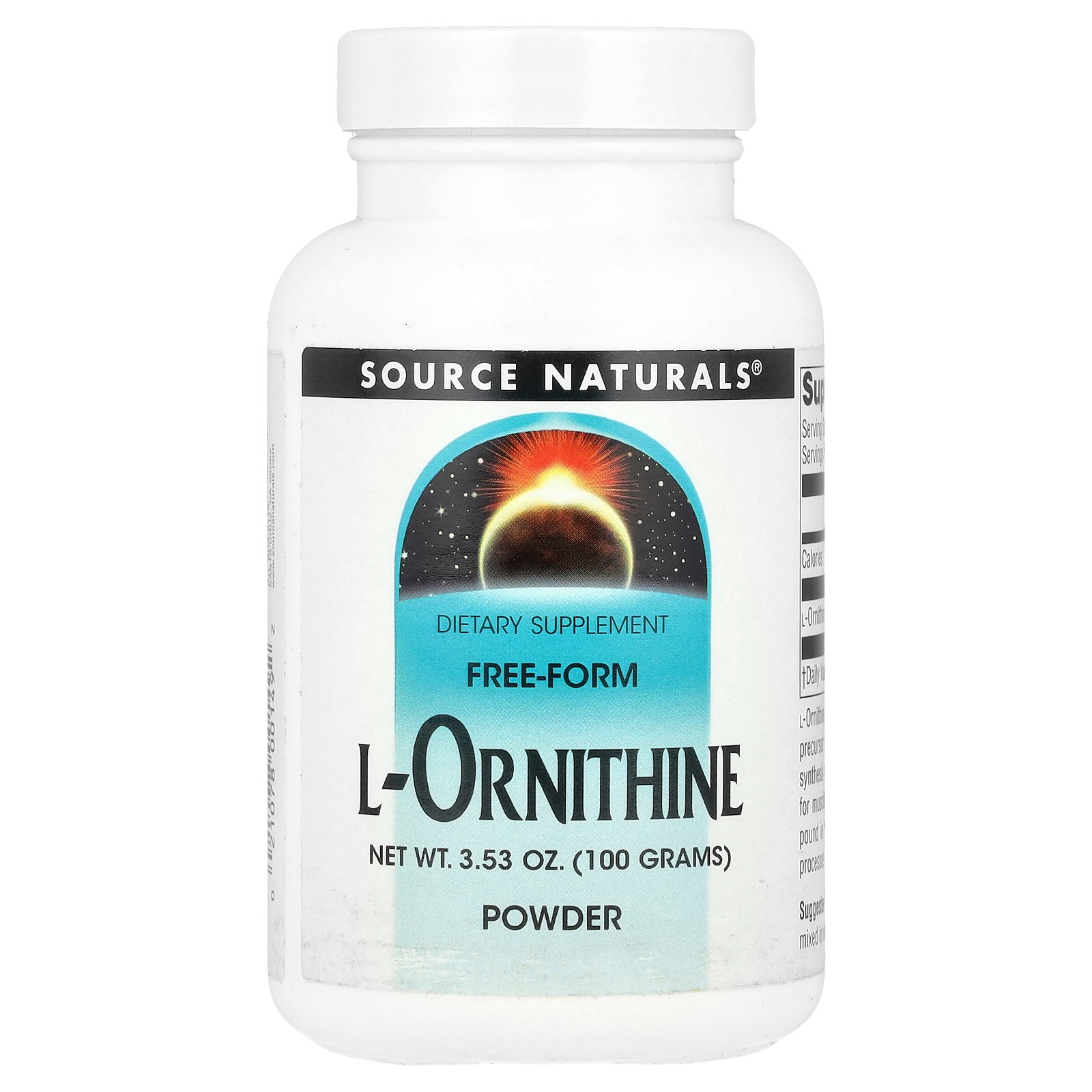 Source Naturals L-オルニチン パウダー 【 iHerb アイハーブ 公式 】 ソースナチュラルズ オルニチン アミノ酸 サプリ サプリメント 粉末 100g iherb-official-10002036 iHerb サンプル画像2