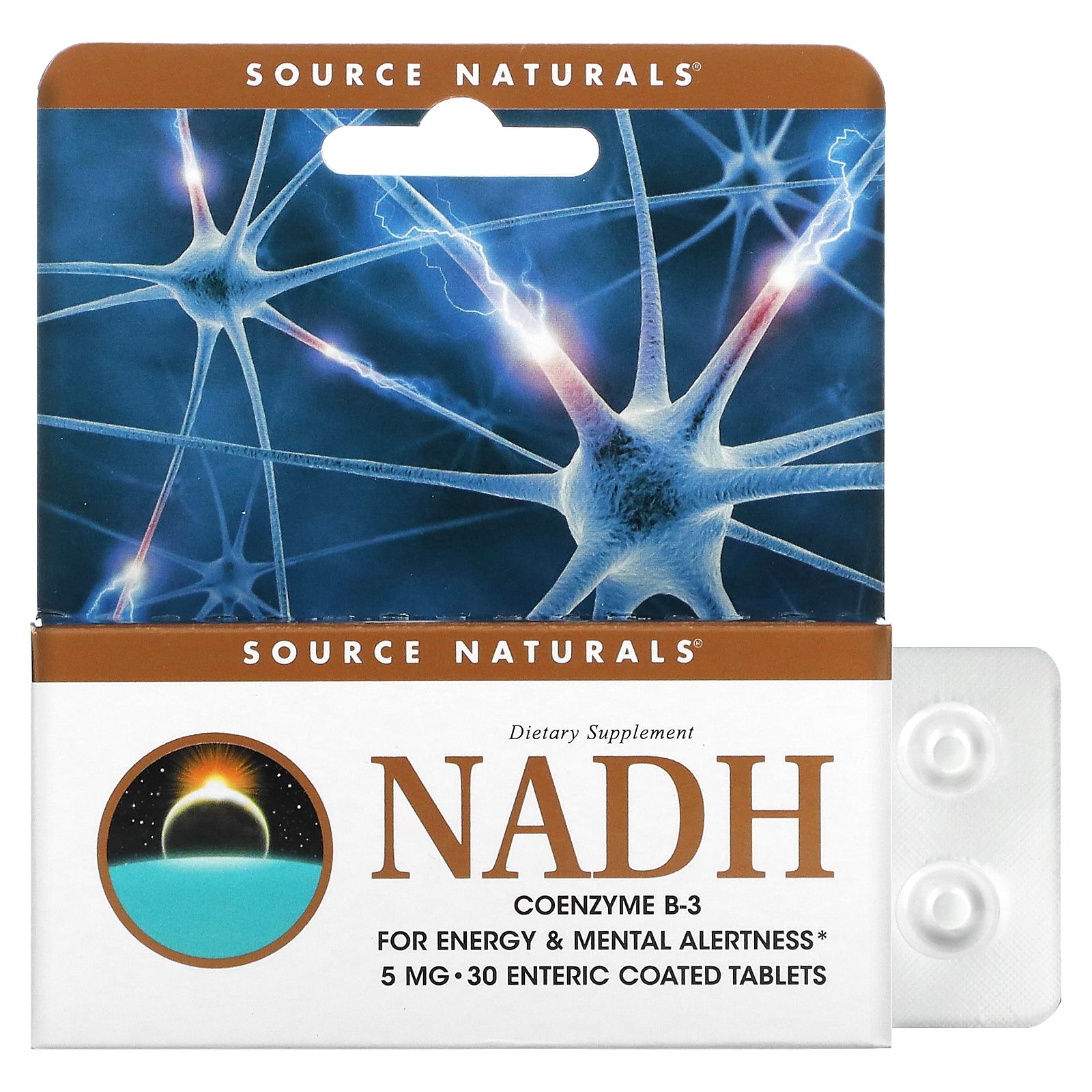 Source Naturals NADH コエンザイムB-3 【 iHerb アイハーブ 公式 】 ソースナチュラルズ ビタミンB ビタミン B3 サプリ サプリメント タブレット 5mg 30粒
