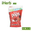 YumEarth オーガニックポップス フェイバリット 【 iHerb アイハーブ 公式 】 ヤムアース 有機 ペロペロキャンディ ロリポップ 棒付き 飴 あめ...