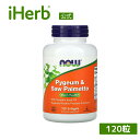 【マラソン期間限定MAX P20倍】NOW Foods ピジウム ノコギリヤシ 【 iHerb アイハーブ 公式 】 ナウフーズ ソーパルメット ソウパルメット ノコギリヤシエキス パンプキンシードオイル かぼちゃ種子油 サプリメント 植物由来 ソフトジェル 120粒