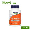 【POINT10倍★4/14 20:00~4/17 09:59】NOW Foods トリアミノ 【 iHerb アイハーブ 公式 】 ナウフーズ L-アルギニン L-オルニチン L-リジン アミノ酸 サプリメント サプリ カプセル 120粒