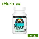 【マラソン期間限定MAX P20倍】Source Naturals ナイアシン 【 iHerb アイハーブ 公式 】 ソースナチュラルズ ビタミンB3 ビタミンB群 ビタミンB サプリメント サプリ ビタミン ビタミンサプリ B3 植物性 ベジタリアン タブレット 100mg 250粒