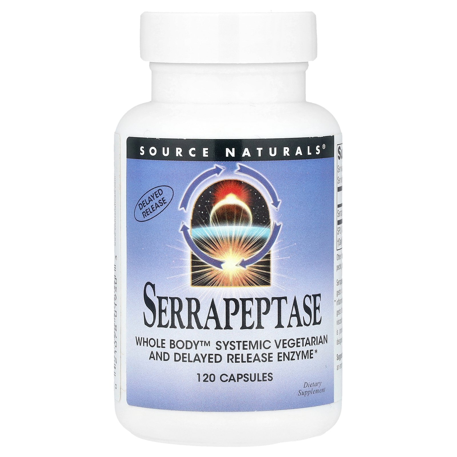 Source Naturals セラペプターゼ 【 iHerb アイハーブ 公式 】 ソースナチュラルズ 酵素 サプリ サプリメント カプセル 120粒 iherb-official-10001663 iHerb サンプル画像2