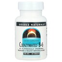 Source Naturals コエンザイメイテッド B-6 【 iHerb アイハーブ 公式 】 ソースナチュラルズ Coenzymated ビタミン ビタミンB ビタミンB群 B6 サプリ サプリメント タブレット 100mg 60粒