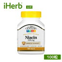 21st Century ナイアシン 持続放出型 【 iHerb アイハーブ 公式 】 21st センチュリー ビタミン ビタミンB ビタミンB群 B3 サプリメント サプリ タイムリリース タブレット 500mg 100粒