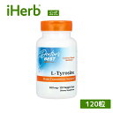 【マラソン期間限定MAX P20倍】Doctor's Best L-チロシン 【 iHerb アイハーブ 公式 】 ドクターズベスト チロシン アミノ酸 サプリメント サプリ ベジカプセル 500mg 120粒