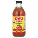 Bragg オーガニック アップルサイダー ビネガー 【 iHerb アイハーブ 公式 】 ブラグ 有機 無濾過 非加熱 マザー リンゴ酢 クランベリー アップ...