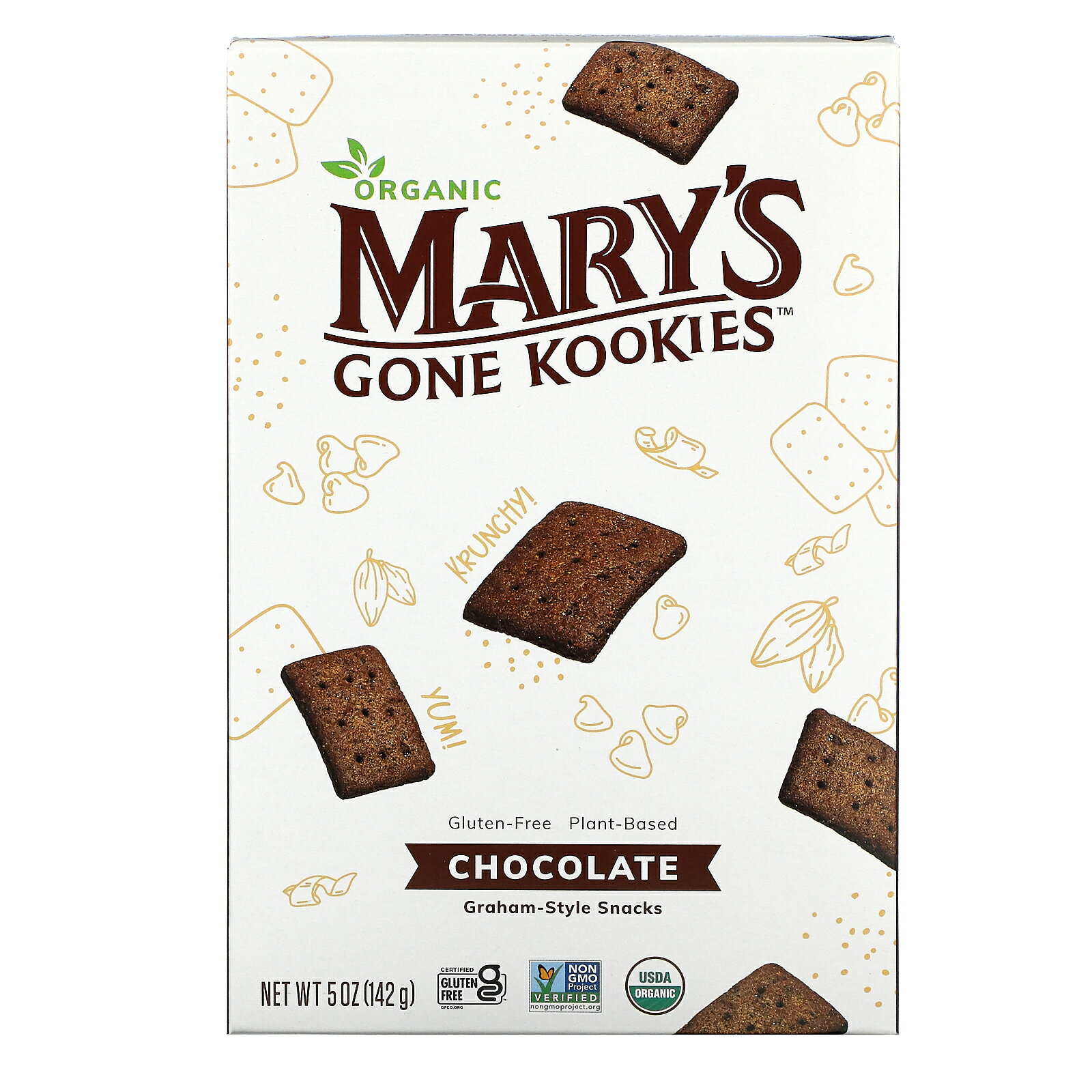 Mary's Gone Crackers グラハム クッキー 【 iHerb アイハーブ 公式 】 メアリーズゴーンクラッカーズ グルテンフリー オーガニック チョコレート 142g
