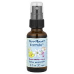 フラワーエッセンス ファイブ フラワー フォーミュラ 【 iHerb アイハーブ 公式 】 FES Flower Essence Services プラム クレマチス ツリフネソウ ロックローズ オオアマナ ハーブ サプリ 液体 スプレー 30ml