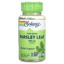 Solaray パセリ リーフ 【 iHerb アイハーブ 公式 】 ソラレー ハーブ トゥルーハーブ サプリメント サプリ ベジカプセル 860mg 100粒