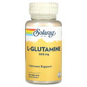 Solaray L-グルタミン 【 iHerb アイハーブ 公式 】 ソラレー グルタミン アミノ酸 サプリメント サプリ ベジカプセル 500mg 50粒