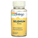 Solaray セレン 【 iHerb アイハーブ 公式 】 ソラレー セレニウム ミネラル サプリメント サプリ カプセル 50mcg 100粒