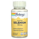 Solaray セレン 【 iHerb アイハーブ 公式 】 ソラレー セレニウム L-セレノメチオニン イーストフリー 酵母不使用 ミネラル サプリメント サ...