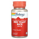 Solaray 紅麹 【 iHerb アイハーブ 公式 】 ソラレー ベニコウジ 紅色酵母米 レッドイーストライス エキス サプリメント サプリ ベジカプセル ...