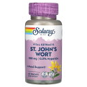 Solaray セントジョーンズワート 【 iHerb アイハーブ 公式 】 ソラレー セイヨウオトギリソウ セントジョンズワート ヒペリシン 0.3% バイタ...