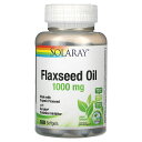 Solaray フラックスシード オイル 【 iHerb アイハーブ 公式 】 ソラレー オーガニック 有機 亜麻仁油 オメガ3 オメガ6 オメガ9 デュラロッ...