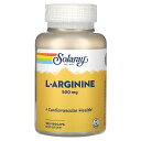 Solaray L-アルギニン 【 iHerb アイハーブ 公式 】 ソラレー アルギニン アミノ酸 サプリメント サプリ ベジカプセル 500mg 100粒