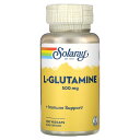 Solaray L-グルタミン 【 iHerb アイハーブ 公式 】 ソラレー グルタミン アミノ酸 サプリメント サプリ ベジカプセル 500mg 100粒