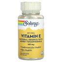 Solaray ビタミンE ドライフォーム 【 iHerb アイハーブ 公式 】 ソラレー ビタミン E 混合トコフェロール 乾燥粉末 非油性 ビタミン類 ビタ...
