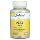 Solaray PABA 【 iHerb アイハーブ 公式 】 ソラレー パラアミノ安息香酸 サプリメント サプリ タイムリリース 持続放出 ベジカプセル 70...