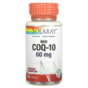 【POINT20倍★7/18 0:00~7/26 1:59】Solaray バイオ コエンザイムQ10 【 iHerb アイハーブ 公式 】 ソラレー CoQ10 CoQ-10 コエンザイム Q10 ビタミンA ビタミンE サプリメント サプリ ソフトジェル 60mg 60粒