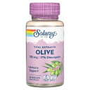 Solaray オリーブ 【 iHerb アイハーブ 公式 】 ソラレー オリーブ葉 オレウロペイン 17% レモンバーム メリッサ バイタル エキス ハーブ ...