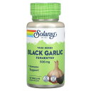 Solaray ブラック ガーリック 【 iHerb アイハーブ 公式 】 ソラレー 発酵 黒 ニンニク にんにく にんにくサプリ ハーブ トゥルーハーブ サプ...