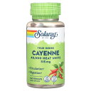 Solaray カイエン 【 iHerb アイハーブ 公式 】 ソラレー カイエンペッパー トウガラシ 唐辛子 カプサイシン ハーブ トゥルーハーブ サプリメン...