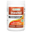 【POINT20倍★7/18 0:00~7/26 1:59】Best Naturals イノシトール 【 iHerb アイハーブ 公式 】 ベストナチュラルズ ビタミンB群 プレミアム フォーミュラ サプリメント サプリ ピュア パウダー 粉末 454g