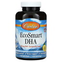 Carlson エコスマート DHA 【 iHerb アイハーブ 公式 】 カールソン オメガ3 オメガ3脂肪酸 イカオイル カラマリオイル EPA ビタミンE...