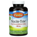 Carlson ナイアシン タイム 【 iHerb アイハーブ 公式 】 カールソン ビタミンB3 ビタミンB ビタミン B3 ビタミンB群 ビタミン類 ビタミ...