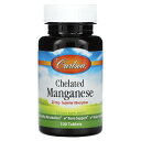 Carlson キレート マンガン 【 iHerb アイハーブ 公式 】 カールソン キレートマンガン ミネラル サプリメント サプリ タブレット 20mg 1...
