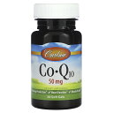 Carlson コエンザイムQ10 【 iHerb アイハーブ 公式 】 カールソン CoQ10 コエンザイム Q10 Co-Q10 ユビキノン ビタミンE サ...