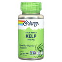 Solaray ケルプ 【 iHerb アイハーブ 公式 】 ソラレー 昆布 ハーブ トゥルーハーブ サプリメント サプリ ベジカプセル 550mg 100粒