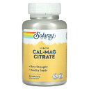 【POINT20倍★7/18 0:00~7/26 1:59】Solaray カルマグ クエン酸塩 【 iHerb アイハーブ 公式 】 ソラレー カルシウム マグネシウム 1:1 比率 ミネラル クエン酸 ハーブ サプリメント サプリ ベジカプセル 90粒