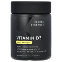 Sports Research ビタミンD3 【 iHerb アイハーブ 公式 】 スポーツリサーチ ビタミン D D3 ビタミンD コレカルシフェロール ココ...