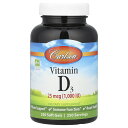 Carlson ビタミンD3 【 iHerb アイハーブ 公式 】 カールソン ビタミンD ビタミン D3 D コレカルシフェロール ビタミンサプリ サプリメン...