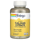 Solaray カルマグ クエン酸塩 ビタミンD2 配合 【 iHerb アイハーブ 公式 】 ソラレー カルシウム マグネシウム 2:1 比率 ミネラル ビタ...