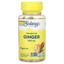 Solaray ジンジャー 【 iHerb アイハーブ 公式 】 ソラレー オーガニック 有機 発酵 ショウガ しょうが 生姜 ハーブ サプリメント サプリ ベ...