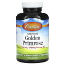 Carlson ゴールデン プリムローズ 【 iHerb アイハーブ 公式 】 カールソン 月見草 イブニングプリムローズ オイル オメガ6 オメガ9 ガンマリ...