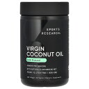 Sports Research エクストラバージン ココナッツオイル 【 iHerb アイハーブ 公式 】 スポーツリサーチ ココナッツ オイル 油 中鎖脂肪酸...
