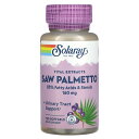 Solaray ノコギリヤシ 【 iHerb アイハーブ 公式 】 ソラレー ソーパルメット ソウパルメット エキス 脂肪酸 ステロール 85% バイタル エキ...