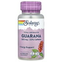 Solaray ガラナ 【 iHerb アイハーブ 公式 】 ソラレー ガラナ種子 ガラナシード カフェイン 22% バイタル エキス ハーブ サプリメント サ...